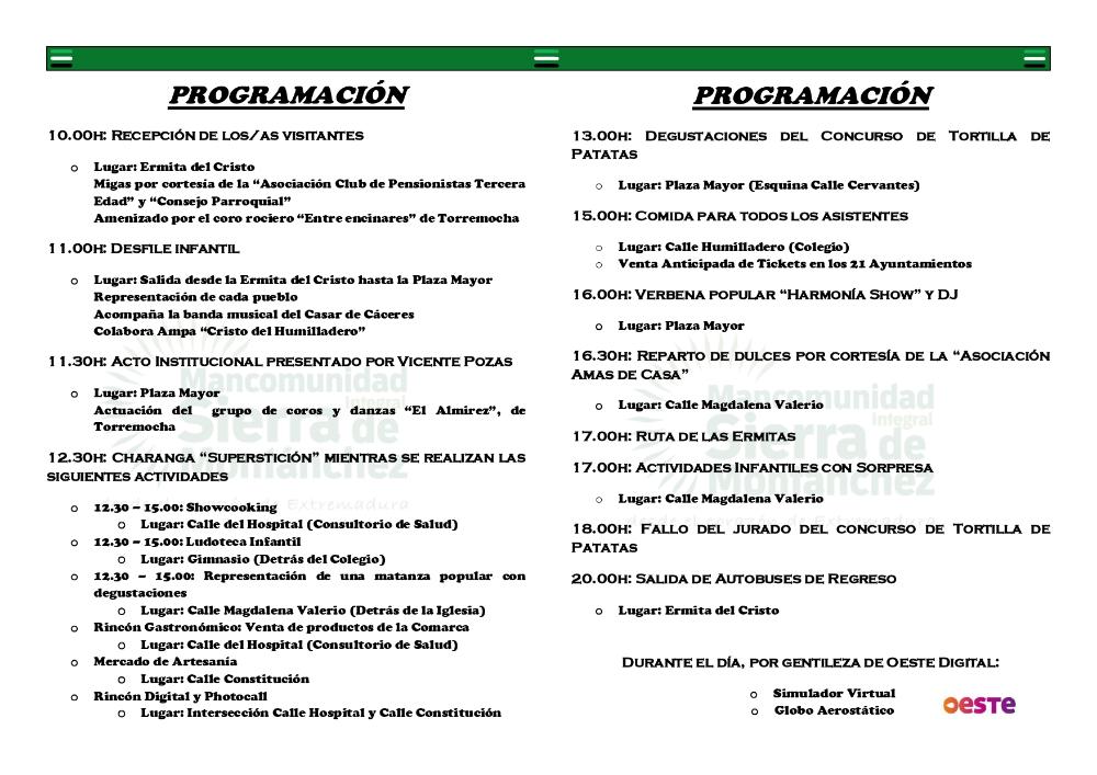 Imagen XI DÍA DE LA MANCOMUNIDAD