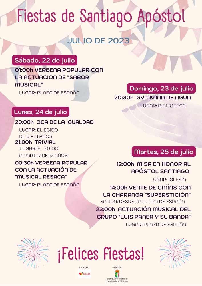 Imagen SALVATIERRA DE SANTIAGO: FIESTAS DE SANTIAGO APÓSTOL