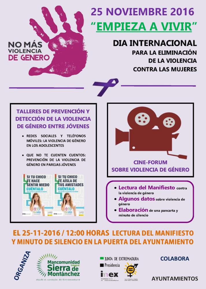 Imagen CINE-FÓRUM Y TALLERES CONTRA LA VIOLENCIA DE GÉNERO EN LOS PUEBLOS DE LA COMARCA