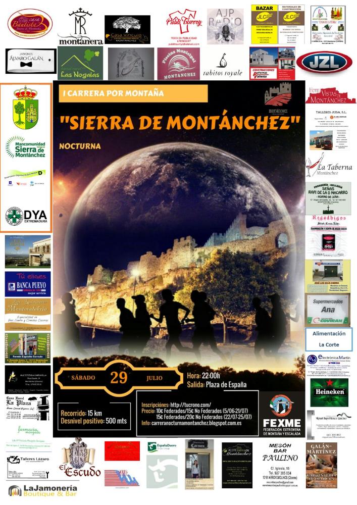 Imagen I CARRERA NOCTURNA POR MONTAÑA 'SIERRA DE MONTÁNCHEZ'