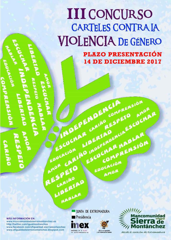 Imagen III CONCURSO DE CARTELES CONTRA LA VIOLENCIA DE GÉNERO