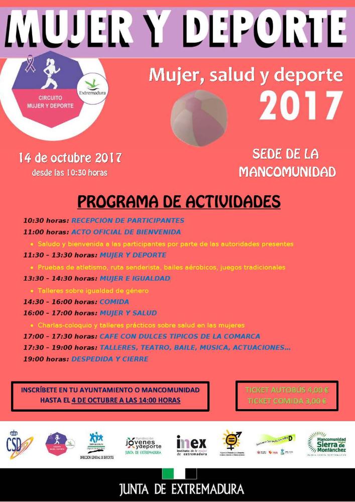 Imagen MUJER, SALUD Y DEPORTE 2017