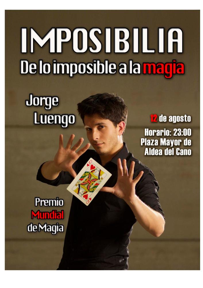 Imagen ESPECTÁCULO DE MAGIA. ALDEA DEL CANO