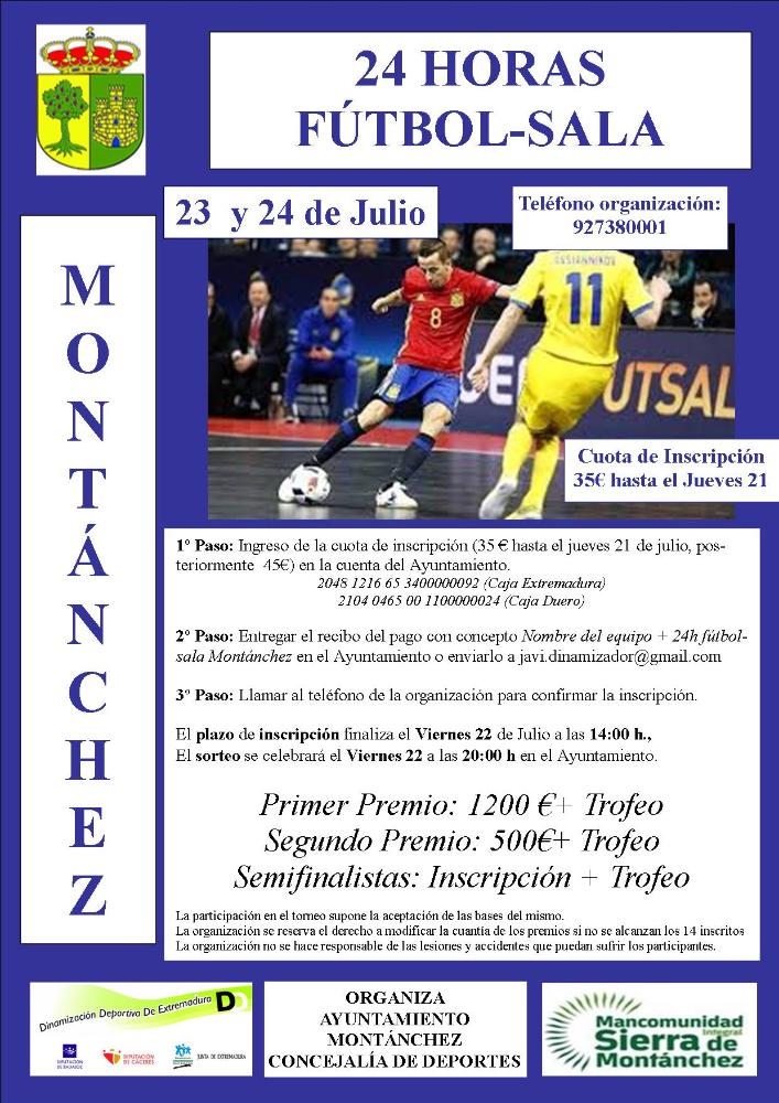 Imagen MONTÁNCHEZ. 24 H FÚTBOL SALA