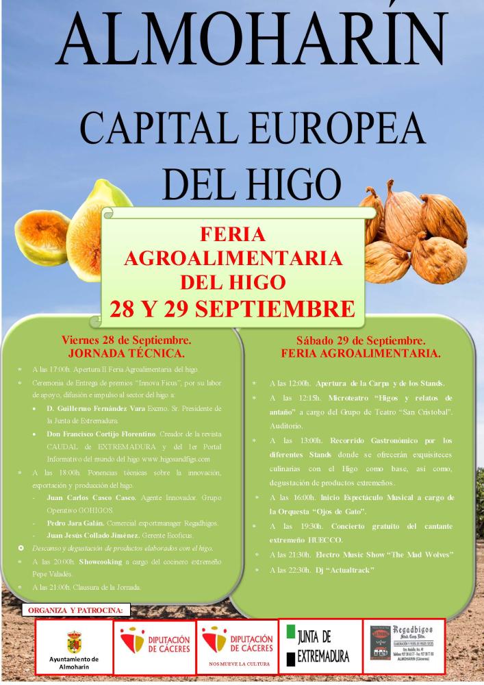 Imagen II FERIA AGROLIMENTARIA DEL HIGO EN ALMOHARÍN