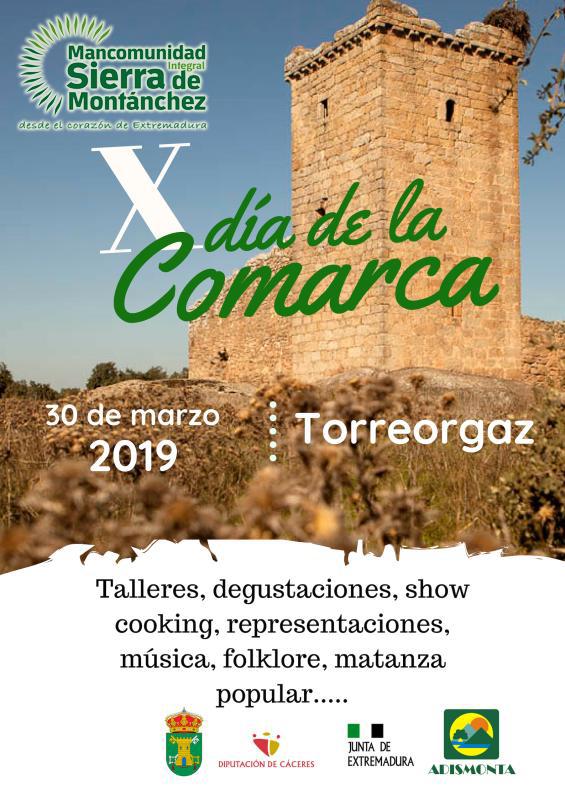Imagen PROGRAMACIÓN: X DÍA DE LA MANCOMUNIDAD SIERRA DE MONTÁNCHEZ - TORREORGAZ - 30 DE MARZO