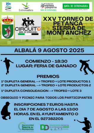 Imagen XXV Torneo de Petanca Sierra de Montánchez