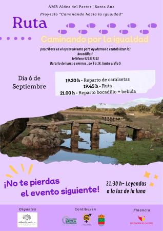 Imagen Ruta Caminando por la Igualdad + Leyendas bajo la luz de la luna