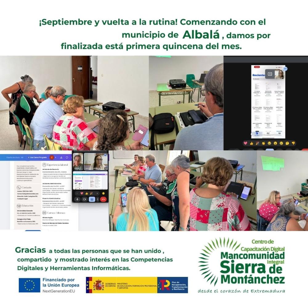 Imagen Finalizada la primera quincena de septiembre de formaciones en digitalización