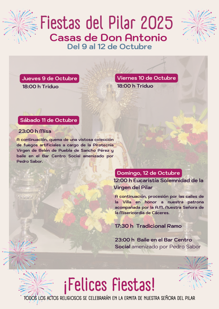 Imagen FIESTAS DEL PILAR 2025