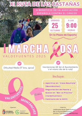 Imagen ¡Únete a la I Marcha Rosa de Valdefuentes!