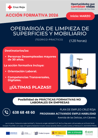 Imagen Últimas plazas disponibles – Acción Formativa 2026