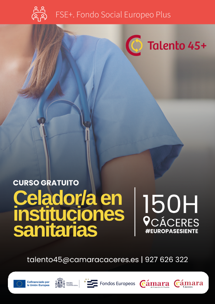Imagen Curso gratuito de Celador/a en Instituciones Sanitarias en Cáceres