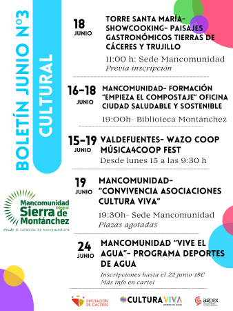 Imagen Boletín Semanal Cultural