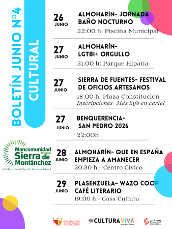 Imagen Boletín Cultural Junio