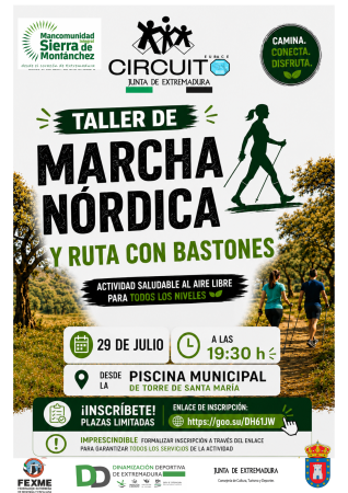 Imagen Marcha Nórdica – 29 julio – Torre de Santa María