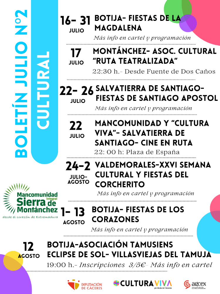 Imagen Boletín Cultural N 2 de julio