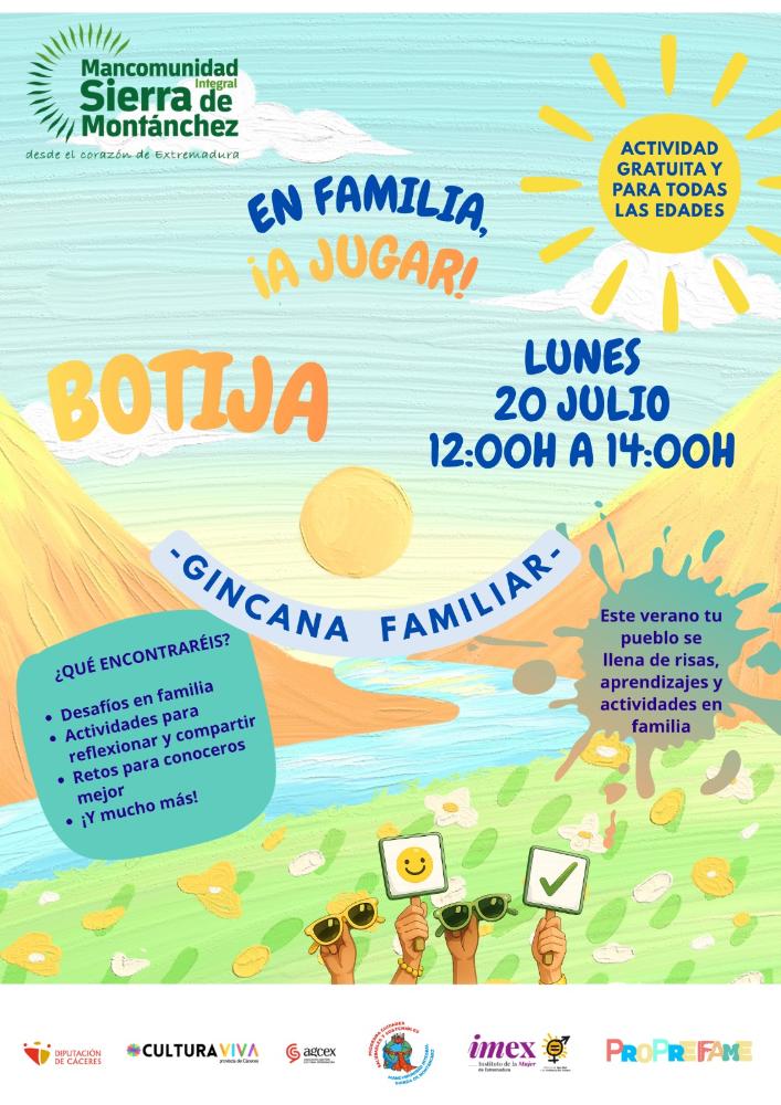 Imagen Gincana Familiar - Botija y Santa Ana - 20 julio y 22 julio