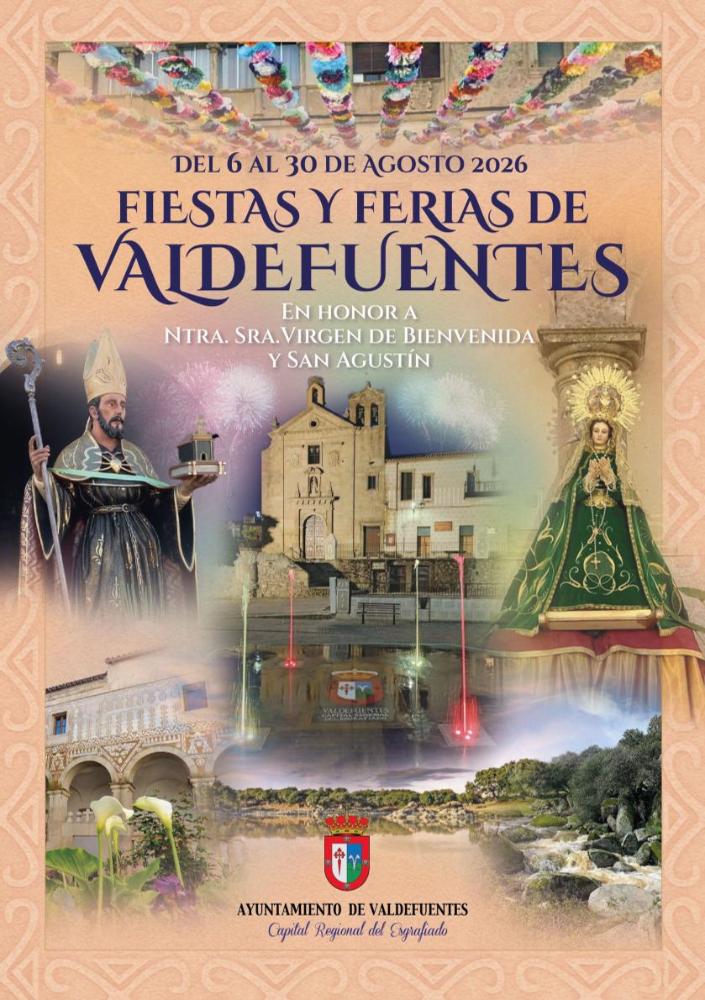Imagen Programa de Fiestas y Ferias de Valdefuentes - del 6 al 30 de agosto 2026