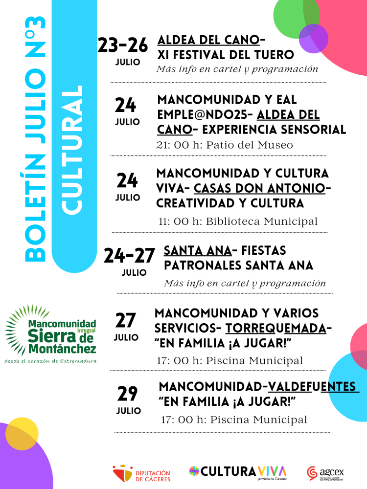 Imagen ¡Tu Boletín Semanal de julio ya está aquí!