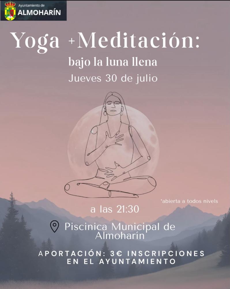 Imagen Yoga + Meditación bajo la Luna Llena