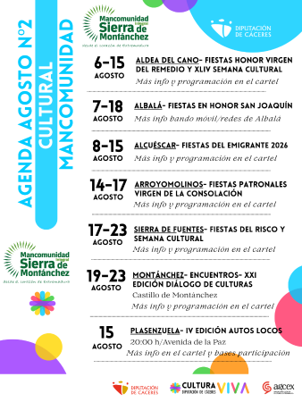 Imagen Agenda Cultural nº 1 de Agosto