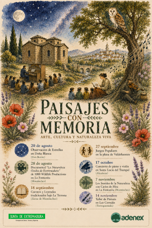 Imagen ADENEX invita a conocer Extremadura a través del arte, proyecto 