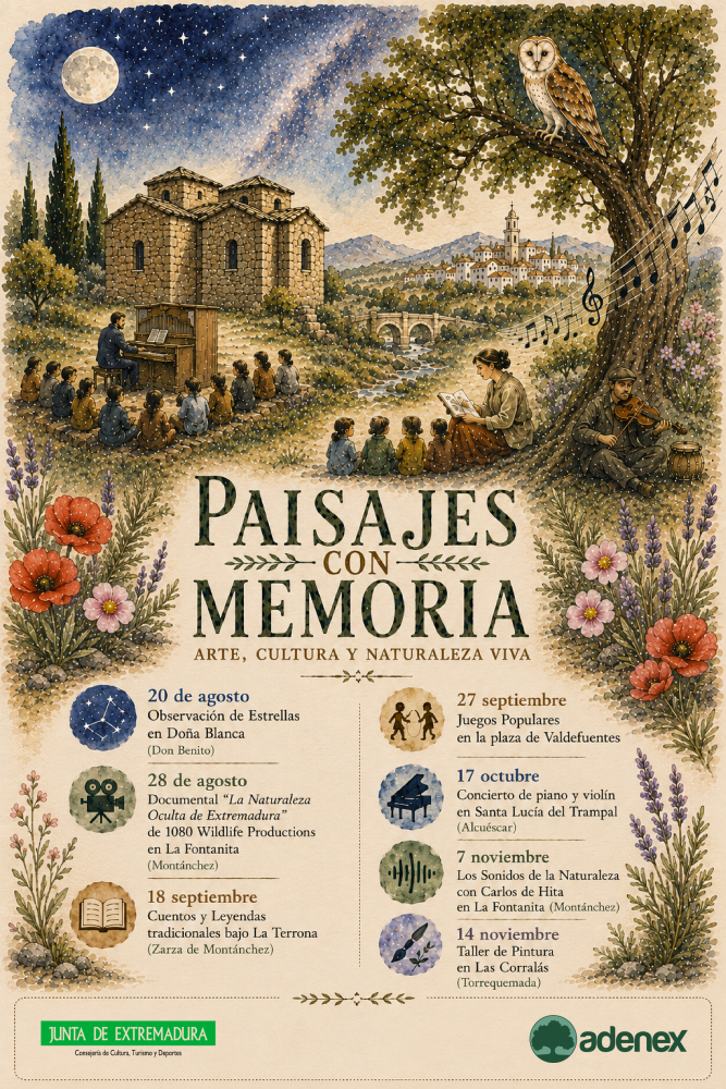 Imagen ADENEX invita a conocer Extremadura a través del arte, proyecto 