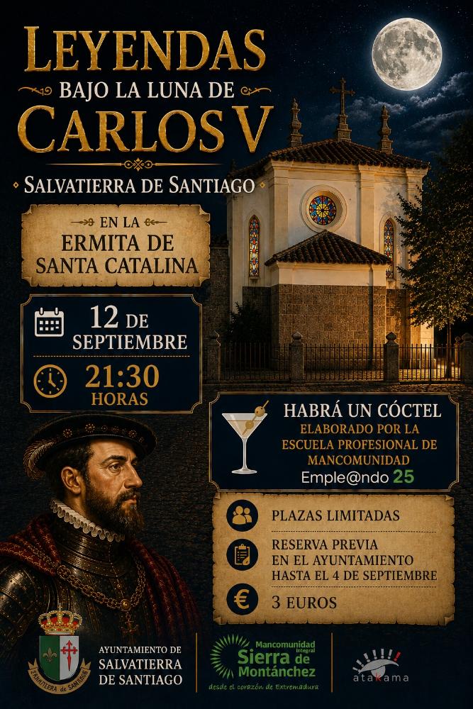 Imagen Leyendas Bajo la Luna de Carlos V - Salvatierra de Santiago - 12 septiembre