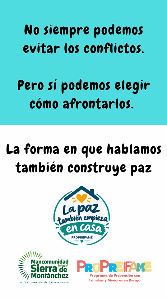 Imagen La paz también se construye con nuestras palabras.