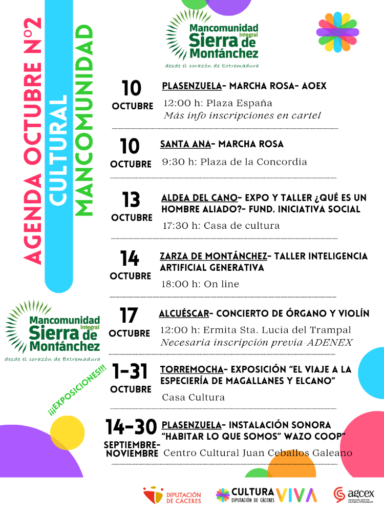 Imagen Boletín Cultural Semanal nº2 Octubre