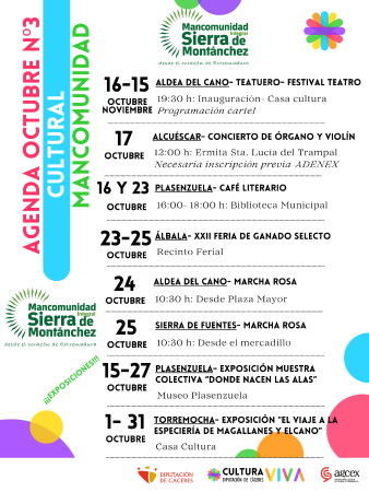 Imagen Boletín Cultural Semanal Octubre nº 3