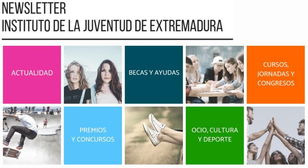 Imagen BOLETIN JUVENIL ACTUALIZADO- INSTITUTO DE LA JUVENTUD DE EXTREMADURA
