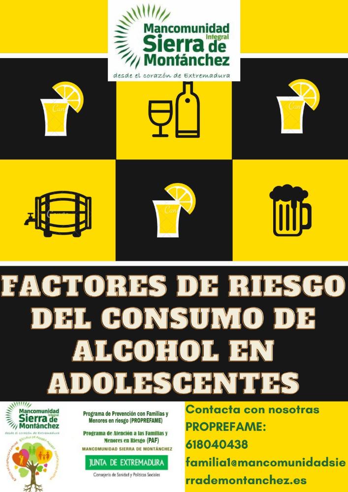 Imagen PROPREFAME: FACTORES DE RIESGOS EN EL CONSUMO DE ALCOHOL EN LOS ADOLESCENTES