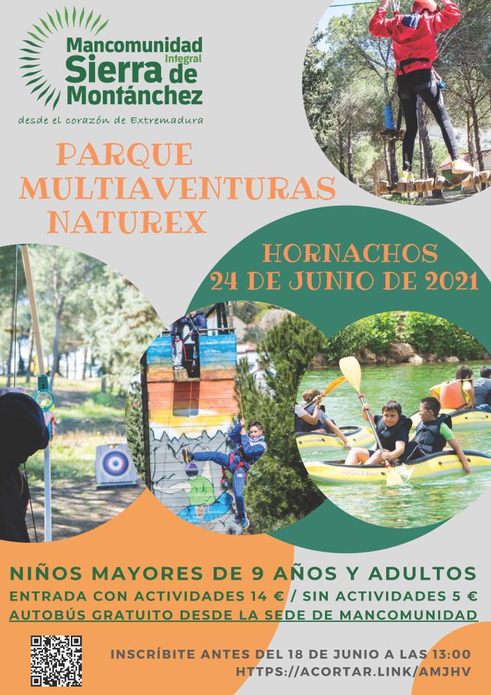 Imagen ¡¡¡EXCURSIÓN AL PARQUE MULTIAVENTURA NATUREX DE HORNACHOS- 24 DE JUNIO!!!